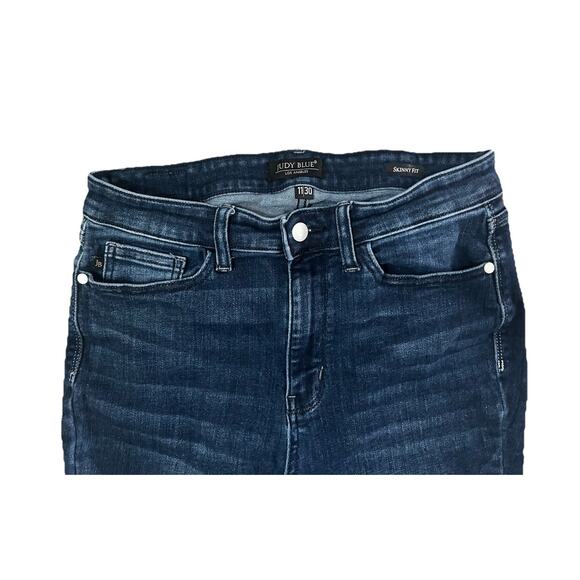 Judy Blue Women’s Blue Denim Jeans Dark Wash Skinny Fit 11/30 Stretch - Picture 2 of 7